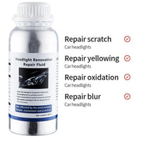 Kit de polissage de restauration de phares de voiture, phares de voiture, 800ML, polymère liquide, kit de réparation de polissage de phares de voiture