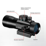 Lunette de visée à point rouge vert 3x44, viseur point rouge 2x40, optique tactique 3x42, compatible avec rail 11/20 mm, viseur 1x40 pour la chasse