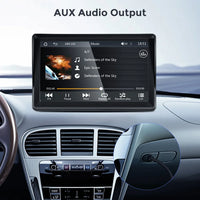 Autoradio sans fil portable avec caméra de recul FM, lecteur vidéo, Android Auto, écran tactile universel, limitation, 7"