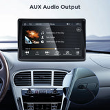 Autoradio sans fil portable avec caméra de recul FM, lecteur vidéo, Android Auto, écran tactile universel, limitation, 7"