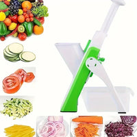 Trancheuse réglable, coupe-légumes en dés, lame en acier inoxydable, ustensile de cuisine, fonctionnement manuel