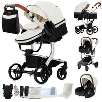 Poussette légère Magic ZC, poussette bébé 3 en 1, landau pour bébé, poussette légère en PU 3 en 1