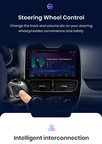 Autoradio Junsun CarPlay Android Auto pour Renault Clio 4 ZOE 2012-2017, système GPS intelligent, stéréo multimédia