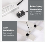Lampe de culture LED à spectre complet 100W/200W AC100-277V LM281B pour la croissance végétative, la floraison, les serres et les tentes de culture.