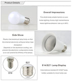 Lot de 10 ampoules LED E27/E14 (20W, 18W, 15W, 12W, 9W, 6W, 3W) - Alimentation 220V - Éclairage spot - Blanc froid/chaud