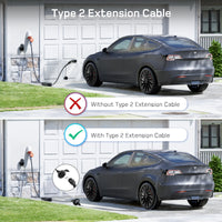 dé Câble d'extension de type 2 pour station de charge Wallbox, chargeur EV, compatible avec toutes les prises de charge de type 2, 11kW, 5m, 10m, 15m, 20m