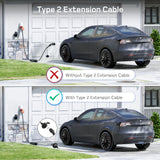 dé Câble d'extension de type 2 pour station de charge Wallbox, chargeur EV, compatible avec toutes les prises de charge de type 2, 11kW, 5m, 10m, 15m, 20m