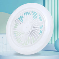 Ventilateur de plafond encastré avec éclairage et télécommande, ventilateur de plafond moderne à intensité variable pour salon et salle à manger