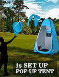 Tente de douche Portable pour l'extérieur, imperméable, abri pour vestiaire, Camping, randonnée, plage, toilettes, douche, salle de bain