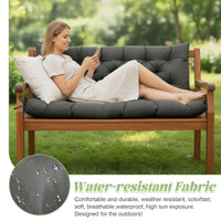 Coussin de banc d'extérieur, protection solaire imperméable, coussin de chaise en bois, coussin de banc d'intérieur imperméable, coussin de balançoire de porche