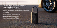 Nouveau Xiaomi Mijia Portable compresseur d'air 2 / 2D / 2PRO, pompe à Air 2, gonfleur numérique intelligent de détection de pression des pneus pour vélo de voiture