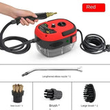 Nettoyeur à vapeur portatif haute température et pression 2500W, climatiseur, hotte de cuisine, Machine de nettoyage à vapeur pour voiture, nettoyage des sols