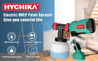 Pistolet à peinture HYCHIKA 1200 ml, 4 buses, 600 W, facile à utiliser, haute qualité, outil électrique