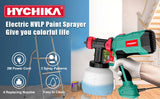 Pistolet à peinture HYCHIKA 1200 ml, 4 buses, 600 W, facile à utiliser, haute qualité, outil électrique