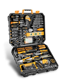 DEKO-Kit d'outils de réparation automobile, ensemble d'instruments mixtes, avec boîte à outils en plastique, mallette de rangement, 228 pièces
