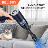 BELIBUY aspirateur de voiture aspirateur Portable appareil ménager haute puissance Mini nettoyeur sans fil aspirateur de tapis