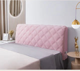 Housse de tête de lit matelassée en velours de haute qualité, tout compris, ultra luxueuse, douce et épaisse, matelassée en peluche courte.