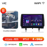 Junsun Qualcomm 8-Core 360 Camera Wireless CarPlay Android Auto Car Radio for Renault Clio 3 2005-2014 GPS Multimedia