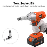 [EU Stock] 10pc clé à douille 1/2 douilles multi-dents internes jeu de douilles M4-M18 Allen Hex Cliquet Enroulé M-Sleeve Drive Socket