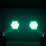 Projecteur LED RGBW 4 en 1 7x40W à effet œil d'abeille + Wash Zoom testa mobile DMX pour éclairage de scène de discothèque, bar, boîte de nuit ou DJ