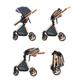 Poussette bébé 3 en 1 poussette légère pour nouveau-nés voyage pliable bébé voitures infantile poussette landau siège auto bébé