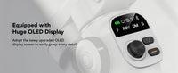 AOCHUAN – stabilisateur de cardan intelligent X2 à 3 axes, pour iPhone et Smartphone Android, avec pôle d'extension intégré, affichage LED