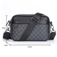 Sac à bandoulière d'affaires pour hommes sac de messager en cuir PU mâle décontracté ceinture sacs à bandoulière homme Design sac à main sac à main sac pour hommes