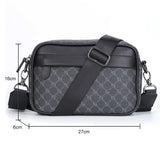 Sac à bandoulière d'affaires pour hommes sac de messager en cuir PU mâle décontracté ceinture sacs à bandoulière homme Design sac à main sac à main sac pour hommes
