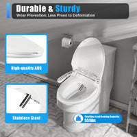 Siège de toilette électrique filaire multifonction, 1350W, IPtage, température à 3 vitesses, HOEquipment