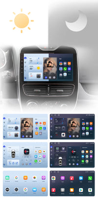 Autoradio Junsun CarPlay Android Auto pour Renault Clio 4 ZOE 2012-2017, système GPS intelligent, stéréo multimédia