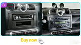 Autoradio Junsun sans fil CarPlay Android Auto pour Smart Fortwo 451 (2005-2015) - Systèmes intelligents pour voiture - RDS, Bluetooth, DSP - Format 2 DIN
