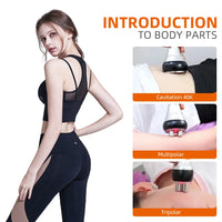 Appareil de beauté amincissant 3 en 1, masseur à cavitation, appareil multifonctionnel, raffermissement du visage et du corps, lifting, spa, outil de soin de la peau