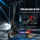 Trottinette électrique adulte S13, autonomie 75-90 km, 48 V 20,8 Ah, moteur 1000 W x 2, toilettes électriques pliables, TODIMART