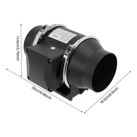 Ø100 150mm 200mm ventilateur de conduit, ventilateurs d'extraction de Ventilation, Ventilation de ventilateur d'extraction de salle de bains pour conduit de cuisine, évents, salle de bains