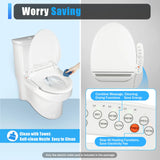 Siège de toilette électrique filaire multifonction, 1350W, IPtage, température à 3 vitesses, HOEquipment