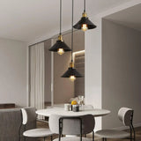 Suspension industrielle vintage à 3 lumières, design Edison en métal, lustre suspendu en métal noir, douille E27 pour plafonnier de cuisine