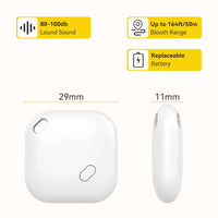 Traqueur intelligent pour trouver mon application portefeuille/vélo, dispositif de rappel Anti-perte, localisateur évalué MFI, traceur Bluetooth intelligent
