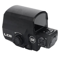 Visée réflexe holographique tactique LCO à points rouges, adaptée à tous les supports sur Rail de 20mm, portée de chasse en plein air, collimateur de fusil
