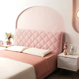 Housse de tête de lit matelassée en velours de haute qualité, tout compris, ultra luxueuse, douce et épaisse, matelassée en peluche courte.