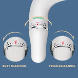 SAMODRA Fixation de bidet ultra mince pour siège de toilette – Double buse, pression d'eau réglable, pulvérisateur de cul non électrique