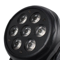 SHEHDS-Lumière LED à Tête Mobile pour ixMusicale Chang DJ, Discothèque, brev, 7x12W, RGBW/7x18W, 6 en 1