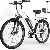 HITWAY Vélo Électrique, 28" Vélos à Assistance Électrique, Ville E-Bike avec Batterie Amovible 36V 13Ah, Moteur 250W, 7 Vitesses