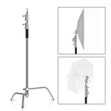 SH-Support d'éclairage RapDuty C en acier inoxydable, support de photographie, bras de maintien, 260cm, 107cm, recommandé Max, liquimanquer, un cadeau
