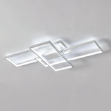 Plafonnier LED, plafonnier de salon rectangulaire 54W, plafonnier blanc froid 6500K, grand plafonnier LED