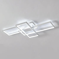 Plafonnier LED, plafonnier de salon rectangulaire 54W, plafonnier blanc froid 6500K, grand plafonnier LED