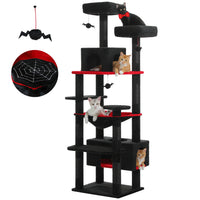 Grand arbre et tour pour chats d'intérieur, avec postes à gratter recouvertes de Sisal, hamac spacieux, perchoirs rembourrés et condos, jouets pour chats