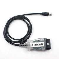 Meilleure vente pour BMW IN-PA Ediabas K + DCAN commutateur câble de Diagnostic OBDII pour BMW E46 K + CAN K CAN IN-PA FT232RL puce Interface USB