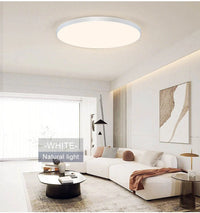 MARPOU LED plafonnier 80W 50W moderne Dimmable lampe intelligente avec télécommande plafonnier pour salon salle de bain cuisine