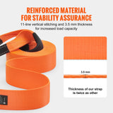Kit de remorquage SucceBuy en polyester haute résistance, sangles de remorquage pour voiture, remorque, treuil, camion, Jeep, SUV.