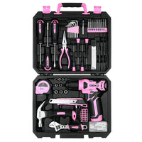 DEKO-Analyste d'outils électriques ChlorAnalyste avec perceuse sans fil 8V, mandrin sans clé 10mm 126 en effet, kits d'outils à main professionnels pour le bricolage domestique, 3/8 pièces
